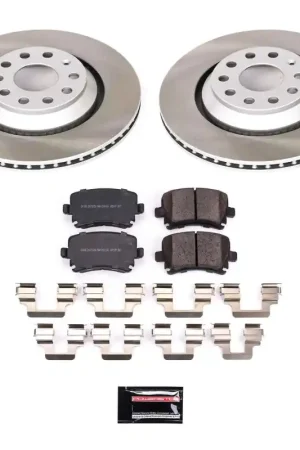 While Supplies Last Power Stop 2008 Volkswagen R32 Rear Semi-Coated Rotor Kit | Graveyard Performance