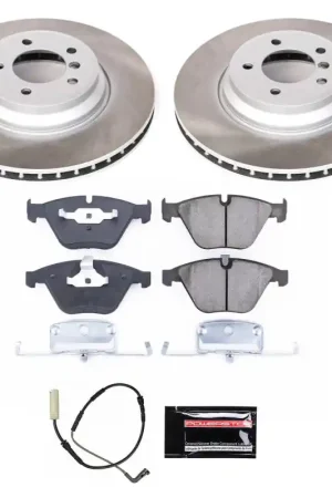 Limited Edition Power Stop 07-10 BMW 335i Front Semi-Coated Rotor Kit | Graveyard Performance
