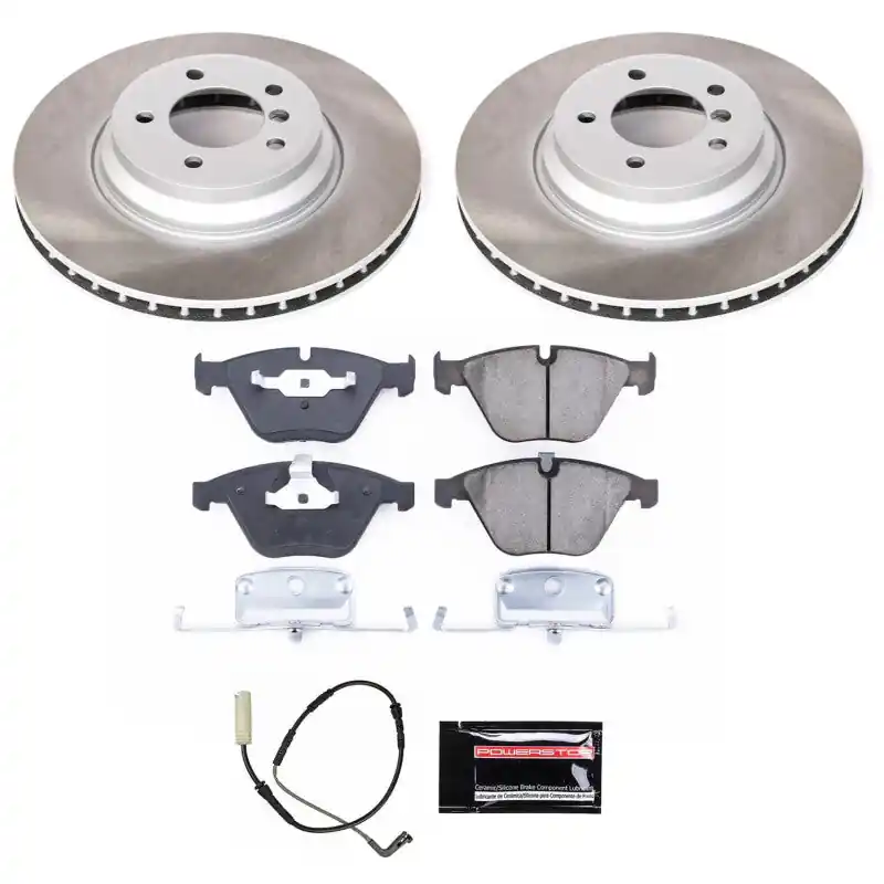 Limited Edition Power Stop 07-10 BMW 335i Front Semi-Coated Rotor Kit | Graveyard Performance