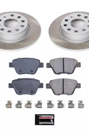 Sale Power Stop 12-15 Volkswagen Passat Rear Semi-Coated Rotor Kit | Graveyard Performance