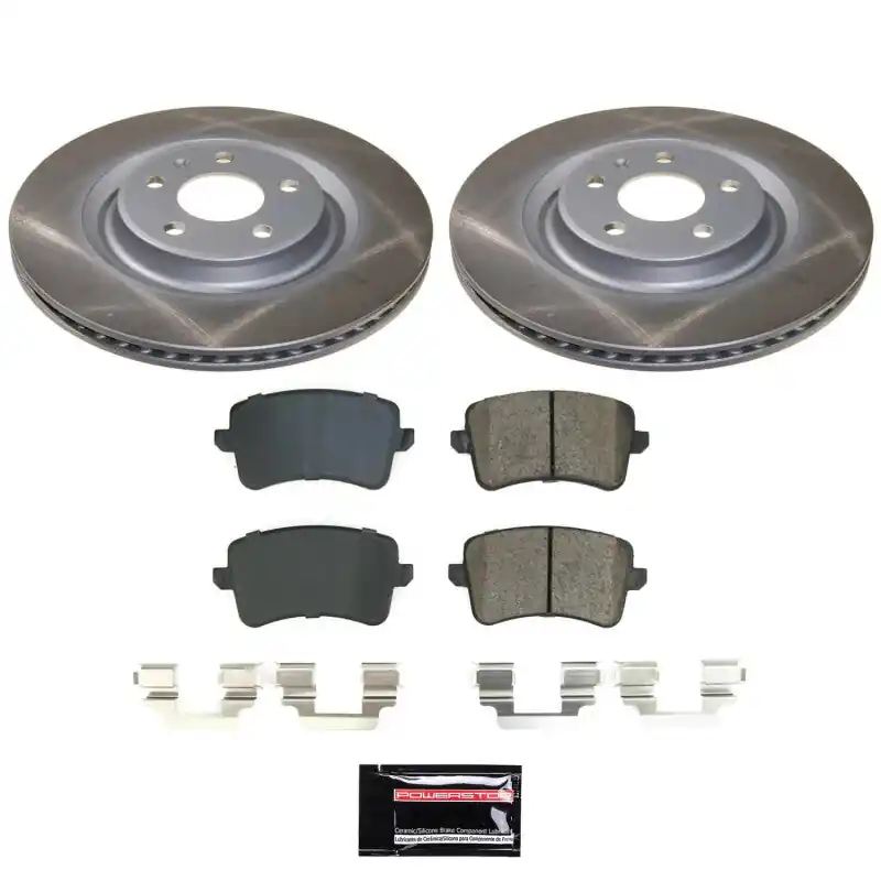 Power Stop 14-17 Audi SQ5 Rear Semi-Coated Rotor Kit | Graveyard Performance Don’t Miss Out