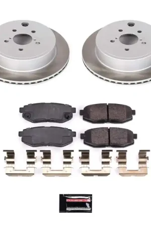 Genuine Power Stop 22-23 Toyota GR86 Rear Semi-Coated Rotor Kit | Graveyard Performance