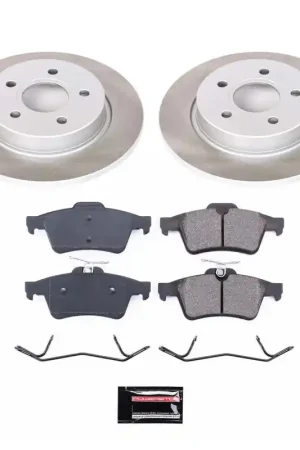 Power Stop 12-18 Ford Focus Rear Semi-Coated Rotor Kit | Graveyard Performance Price Drop
