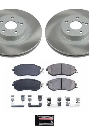 Limited Edition Power Stop 22-23 Toyota GR86 Front Semi-Coated Rotor Kit | Graveyard Performance