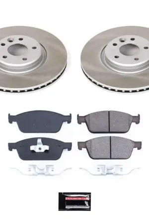 Limited Edition Power Stop 13-14 Ford Focus Front Semi-Coated Rotor Kit | Graveyard Performance