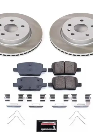 Affordable Power Stop 16-21 Chevrolet Camaro Rear Semi-Coated Rotor Kit | Graveyard Performance