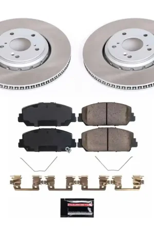Instant Buy Power Stop 17-20 Honda Civic Front Semi-Coated Rotor Kit | Graveyard Performance