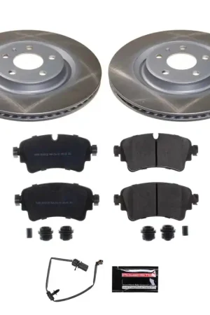Factory Price Power Stop 18-20 Audi S5 Sportback Rear Semi-Coated Rotor Kit | Graveyard Performance