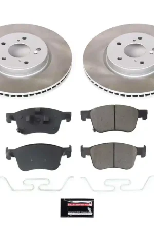 Power Stop 2022 Honda Civic Front Semi-Coated Rotor Kit | Graveyard Performance Hassle-Free Returns
