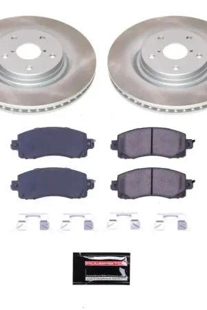 Power Stop 19-22 Subaru Forester Front Semi-Coated Rotor Kit | Graveyard Performance Same Day Shipping