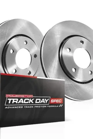 Power Stop 06-09 Audi A3 Rear Track Day SPEC Brake Kit | Graveyard Performance Certified