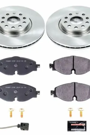 Top Rated Power Stop 15-18 Audi A3 Front Track Day SPEC Brake Kit | Graveyard Performance