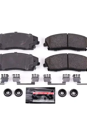 Top Pick Power Stop 05-19 Chrysler 300 Front Z23 Evolution Sport Brake Pads w/Hardware | Graveyard Performance