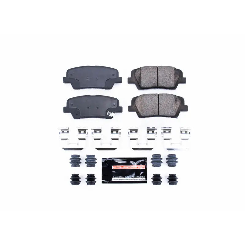 Fast Shipping Power Stop 18-19 Genesis G80 Rear Z23 Evolution Sport Brake Pads w/Hardware | Graveyard Performance