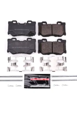 Free Delivery Power Stop 09-13 Infiniti FX50 Rear Z23 Evolution Sport Brake Pads w/Hardware | Graveyard Performance