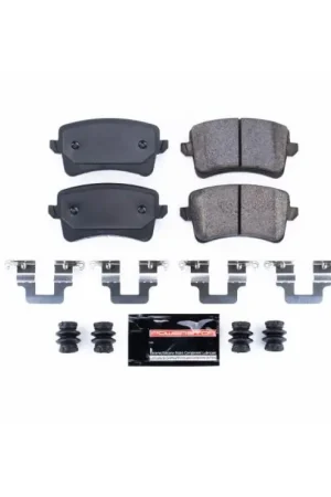 Grab Now Power Stop 10-16 Audi A4 Rear Z23 Evolution Sport Brake Pads w/Hardware | Graveyard Performance