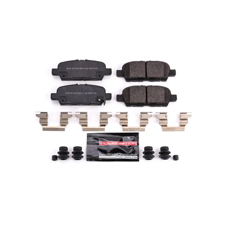 Power Stop 11-12 Infiniti EX35 Rear Z23 Evolution Sport Brake Pads w/Hardware | Graveyard Performance Today Only
