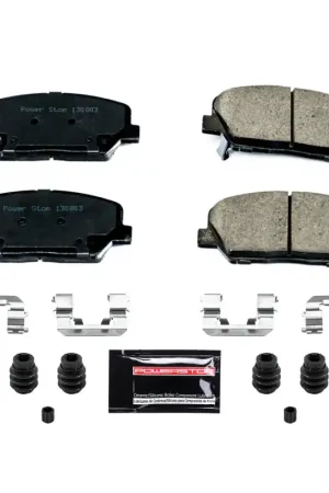 Professional Grade Power Stop 10-16 Hyundai Genesis Coupe Front Z23 Evolution Sport Brake Pads w/Hardware | Graveyard Performance