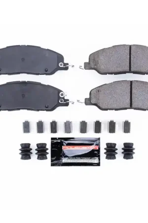 Budget Power Stop 11-14 Ford Mustang Front Z23 Evolution Sport Brake Pads w/Hardware | Graveyard Performance