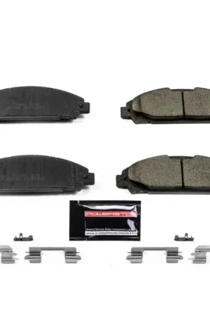 Power Stop 15-19 Ford Mustang Front Z23 Evolution Sport Brake Pads w/Hardware | Graveyard Performance Trusted Brand