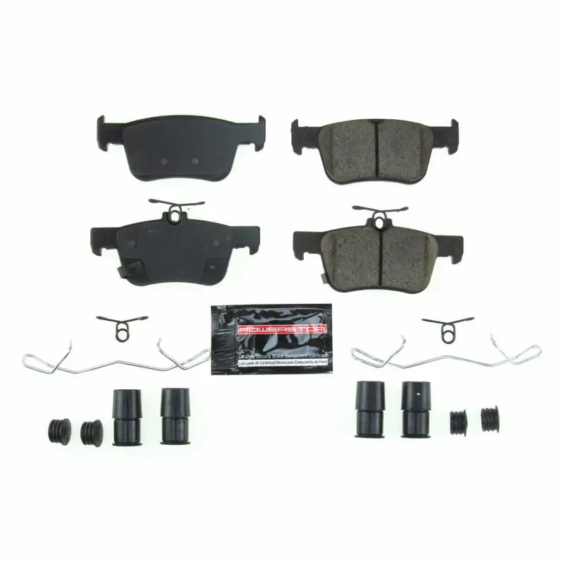 Crafted Power Stop 18-19 Honda Accord Rear Z23 Evolution Sport Brake Pads w/Hardware | Graveyard Performance