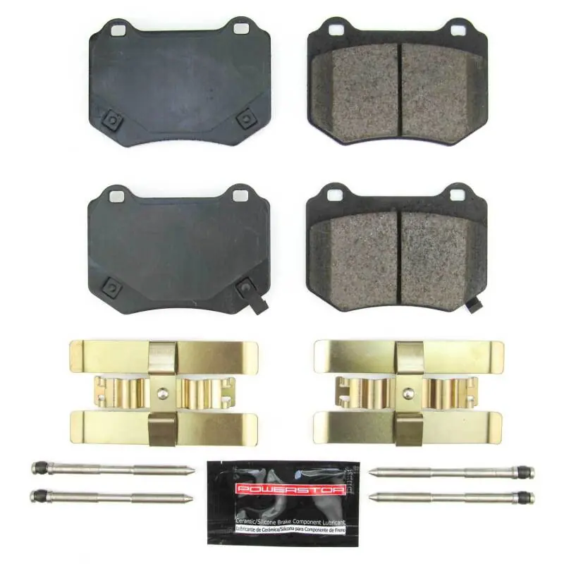 Limited Offer Power Stop 18-19 Subaru WRX STi Rear Z23 Evolution Sport Brake Pads w/Hardware | Graveyard Performance