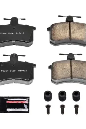 Low Price Power Stop 88-92 Audi 80 Rear Z23 Evolution Sport Brake Pads w/Hardware | Graveyard Performance
