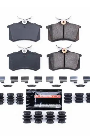 Limited Offer Power Stop 03-04 Audi A4 Rear Z23 Evolution Sport Brake Pads w/Hardware | Graveyard Performance