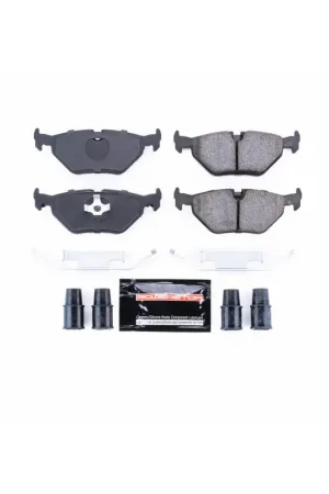 Top Rated Power Stop 91-98 BMW 318i Rear Z23 Evolution Sport Brake Pads w/Hardware | Graveyard Performance