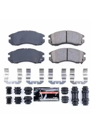 Get Yours Power Stop 93-96 Subaru Impreza Front Z23 Evolution Sport Brake Pads w/Hardware | Graveyard Performance