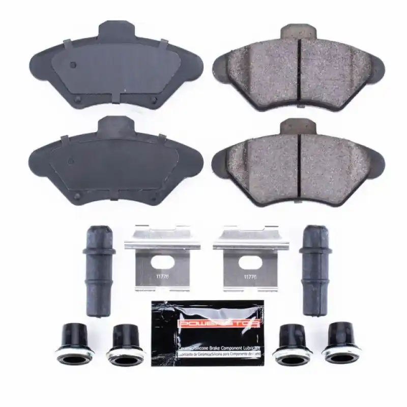 Best Price Power Stop 94-98 Ford Mustang Front Z23 Evolution Sport Brake Pads w/Hardware | Graveyard Performance