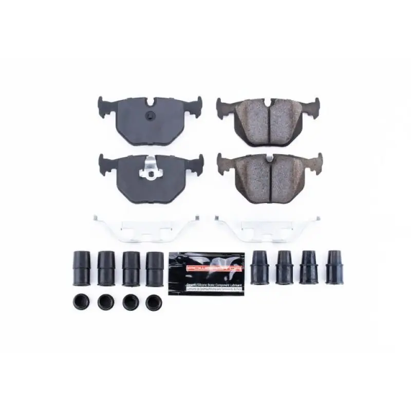 Power Stop 01-05 BMW 330Ci Rear Z23 Evolution Sport Brake Pads w/Hardware | Graveyard Performance High Quality