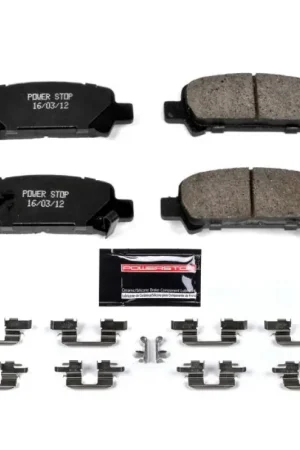 Power Stop 03-06 Subaru Baja Rear Z23 Evolution Sport Brake Pads w/Hardware | Graveyard Performance Top Pick