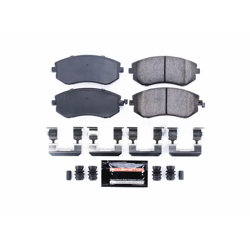 Power Stop 05-06 Saab 9-2X Front Z23 Evolution Sport Brake Pads w/Hardware | Graveyard Performance Direct From Factory