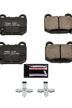Low Price Power Stop 03-05 Infiniti G35 Rear Z23 Evolution Sport Brake Pads w/Hardware | Graveyard Performance