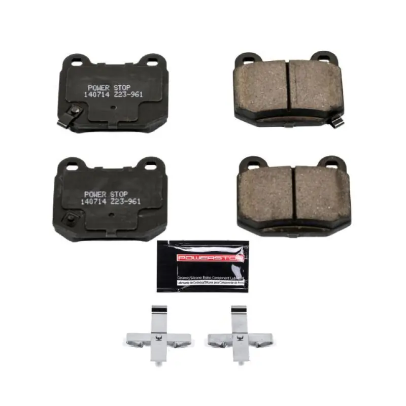 Low Price Power Stop 03-05 Infiniti G35 Rear Z23 Evolution Sport Brake Pads w/Hardware | Graveyard Performance