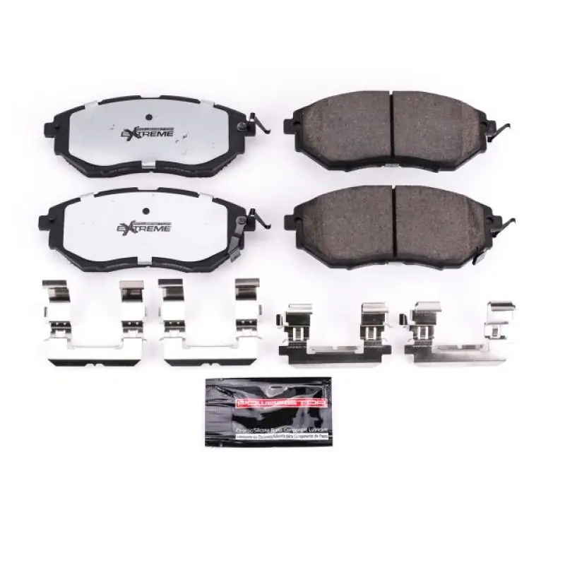Power Stop 06-07 Subaru B9 Tribeca Front Z26 Extreme Street Brake Pads w/Hardware | Graveyard Performance Don’t Miss Out