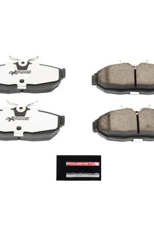 Crafted Power Stop 05-11 Ford Mustang Rear Z26 Extreme Street Brake Pads w/Hardware | Graveyard Performance