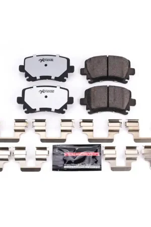 Power Stop 06-09 Audi A3 Rear Z26 Extreme Street Brake Pads w/Hardware | Graveyard Performance Fast Shipping