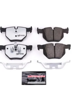 Crafted Power Stop 2006 BMW 330Ci Rear Z26 Extreme Street Brake Pads w/Hardware | Graveyard Performance
