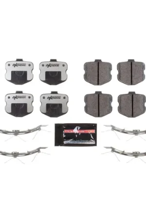 Power Stop 06-13 Chevrolet Corvette Front Z26 Extreme Street Brake Pads w/Hardware | Graveyard Performance Budget