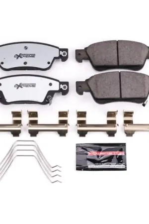Power Stop 07-08 Infiniti G35 Front Z26 Extreme Street Brake Pads w/Hardware | Graveyard Performance Money Back Guarantee