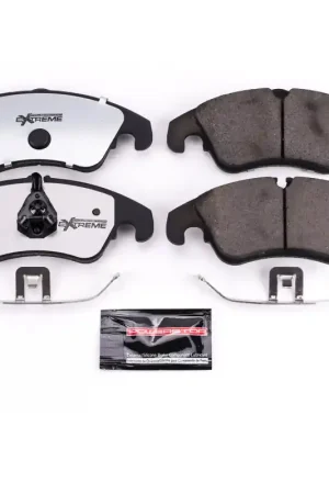 Power Stop 10-16 Audi A4 Front Z26 Extreme Street Brake Pads w/Hardware | Graveyard Performance Price Drop