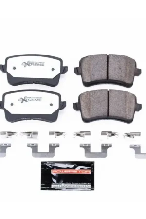 Price Cut Power Stop 10-16 Audi A4 Rear Z26 Extreme Street Brake Pads w/Hardware | Graveyard Performance
