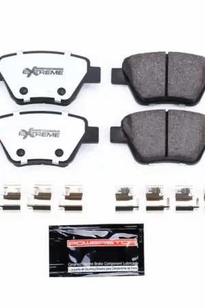 Power Stop 10-13 Audi A3 Rear Z26 Extreme Street Brake Pads w/Hardware | Graveyard Performance Express Delivery