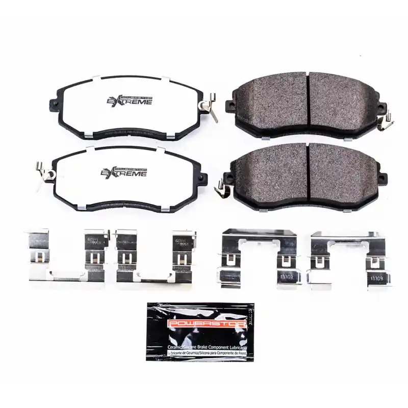 Power Stop 13-16 Scion FR-S Front Z26 Extreme Street Brake Pads w/Hardware | Graveyard Performance Next Day Delivery