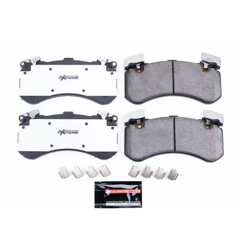 Power Stop 16-18 Audi A7 Quattro Front Z26 Extreme Street Brake Pads w/Hardware | Graveyard Performance Limited Offer