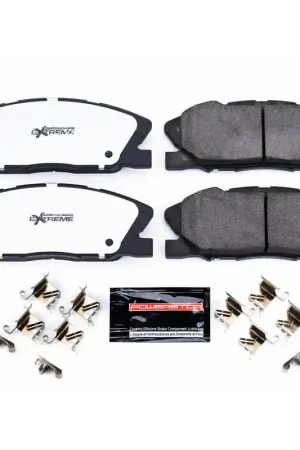 Power Stop 2018 Dodge Challenger Front Z26 Extreme Street Brake Pads w/Hardware | Graveyard Performance Top Pick