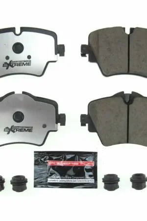 Power Stop 2019 BMW 330i Front Z26 Extreme Street Brake Pads w/Hardware | Graveyard Performance Hassle-Free Returns