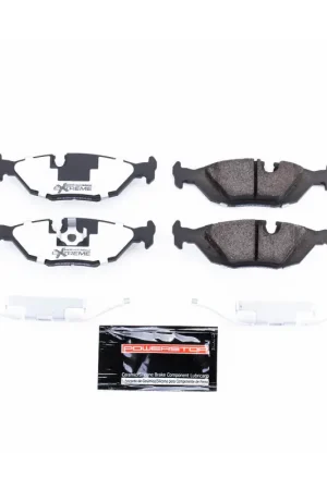 Express Delivery Power Stop 1991 BMW 318i Rear Z26 Extreme Street Brake Pads w/Hardware | Graveyard Performance